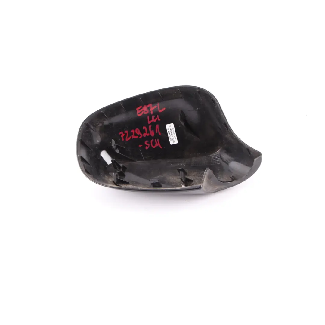 Wing Mirror BMW E81 E87 LCI Cap Casing Left N/S Schwarz 2 Black 668 to Cover with Part number 7229261 Cover Wing Mirror BMW E81 E87 LCI Cap Casing Left N/S Schwarz 2 Black 668 - SKU 7229261-SCH - Part number 7229261