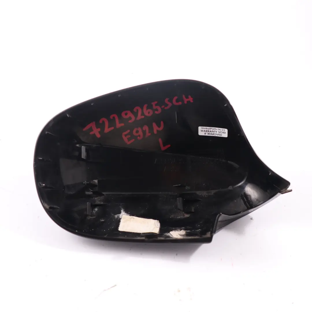  Wing Mirror Cover BMW E92 E93 LCI Left N/S Cap Casing Housing Schwarz Black 668 - SKU 7229265-SCH - Part number 7229265