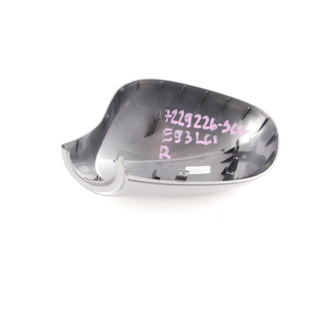  Wing Mirror Cover BMW E92 E93 LCI Right Cap O/S Casing Space Grey Metallic - A52 - SKU 7229266-SCG - Part number 7229266