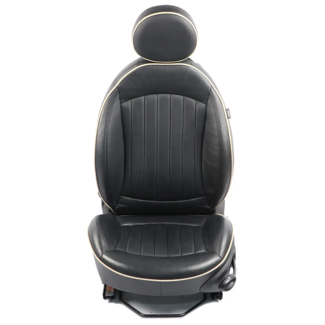 Front Seat Mini Cooper R55 R56 Sport Heated Black Leather Left Side N/S to with Part number 7229549 Front Seat Mini Cooper R55 R56 Sport Heated Black Leather Left Side N/S - SKU 7229549-1 - Part number 7229549