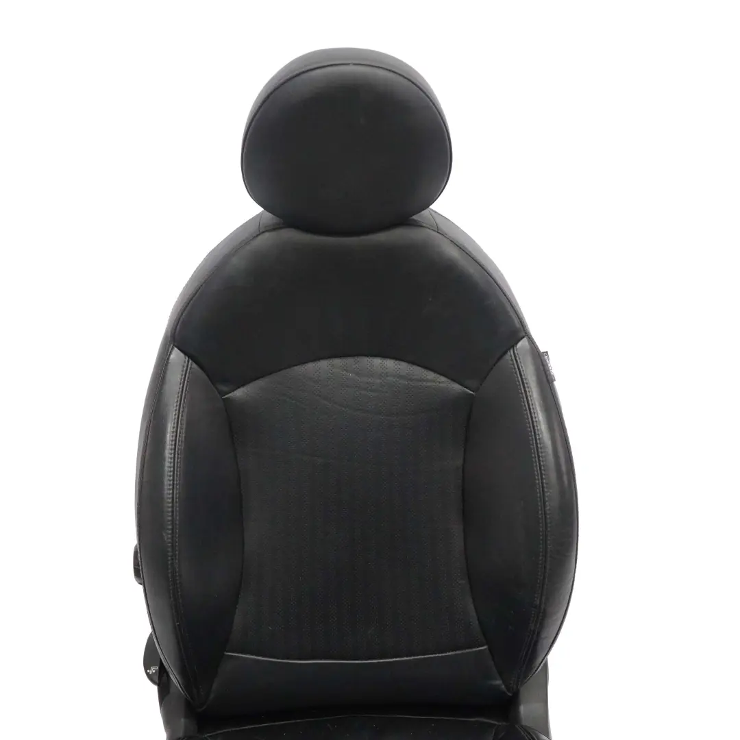 Heated Sport Black Leather Front Left N/S Seat Side to Mini Cooper One R55 R56 R57 with Part number 7229557 Mini Cooper One R55 R56 R57 Heated Sport Black Leather Front Left N/S Seat Side - SKU 7229557-1 - Part number 7229557