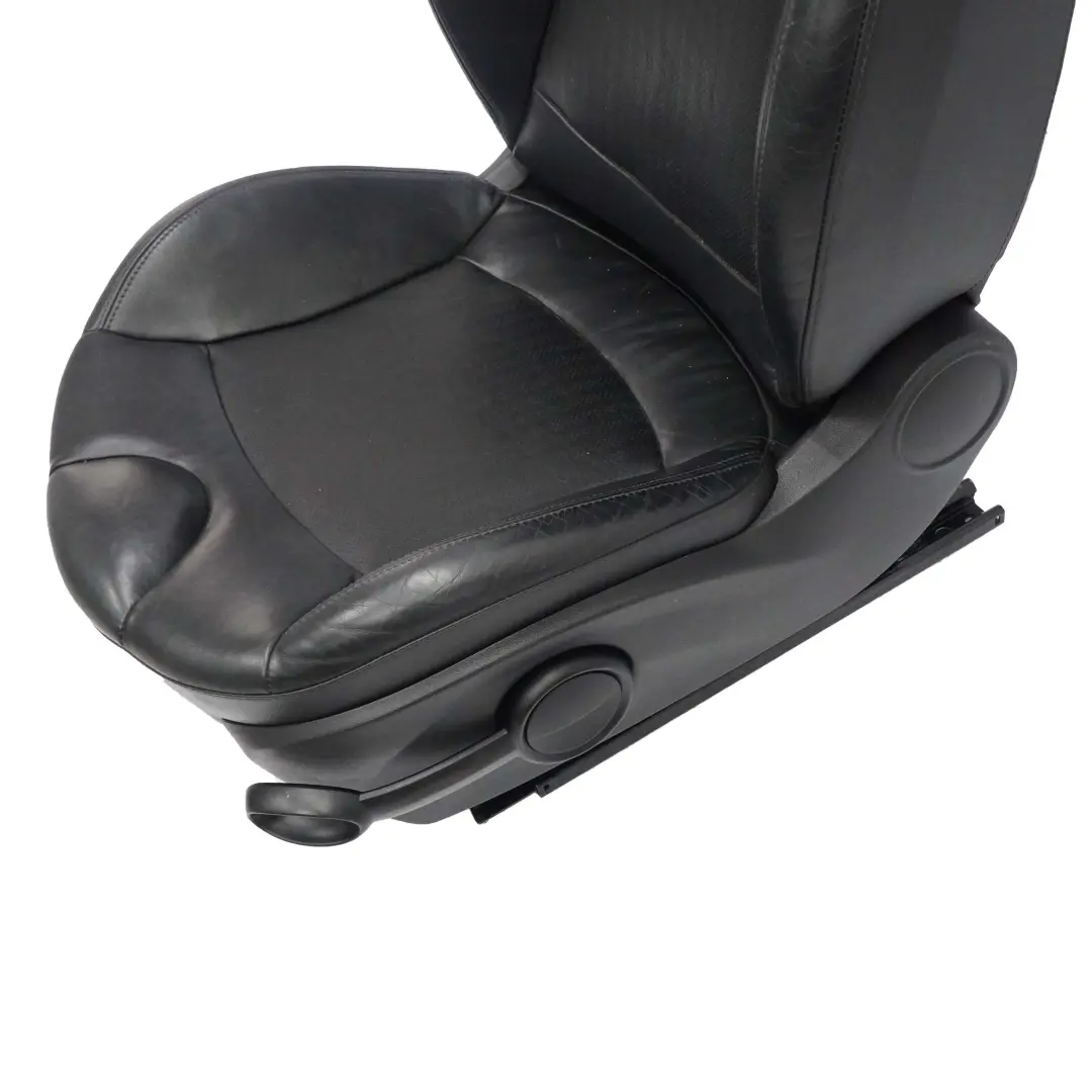 Heated Sport Black Leather Front Left N/S Seat Side to Mini Cooper One R55 R56 R57 with Part number 7229557 Mini Cooper One R55 R56 R57 Heated Sport Black Leather Front Left N/S Seat Side - SKU 7229557-1 - Part number 7229557