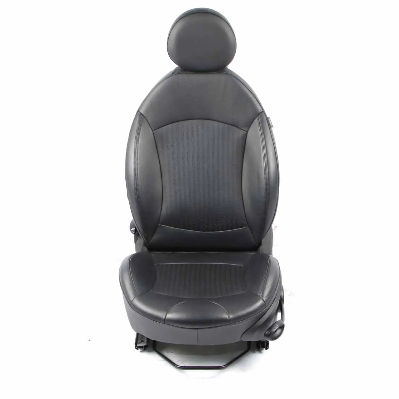MINI Cooper R55 R56 R57 Sport Carbon Black Leather Front Left N/S Seat Side