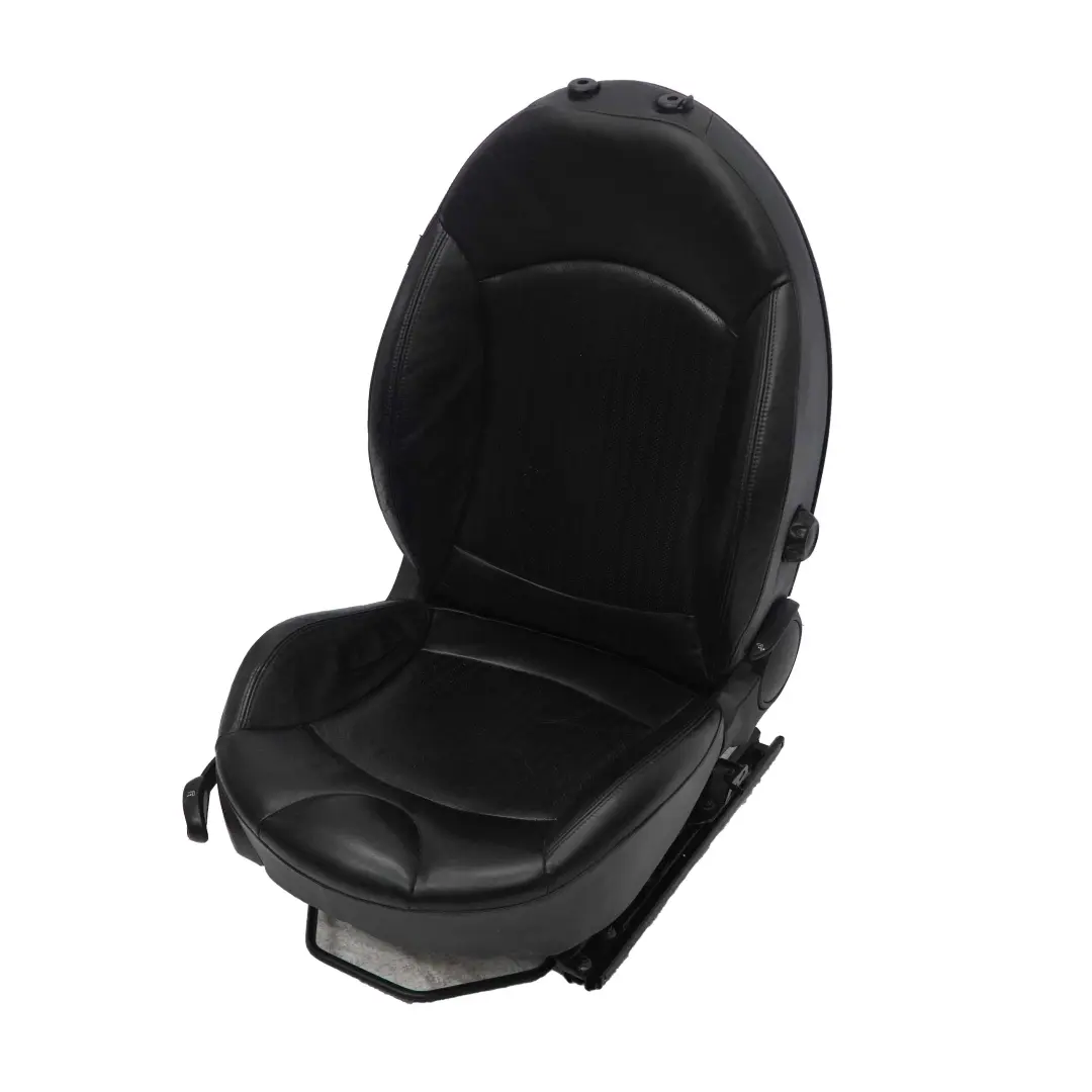 Mini Cooper R56 Riscaldato Sport Anteriore Destro Lato Sedile Nero In Pelle - SKU 7229558-2 - Numero di parte 7229558