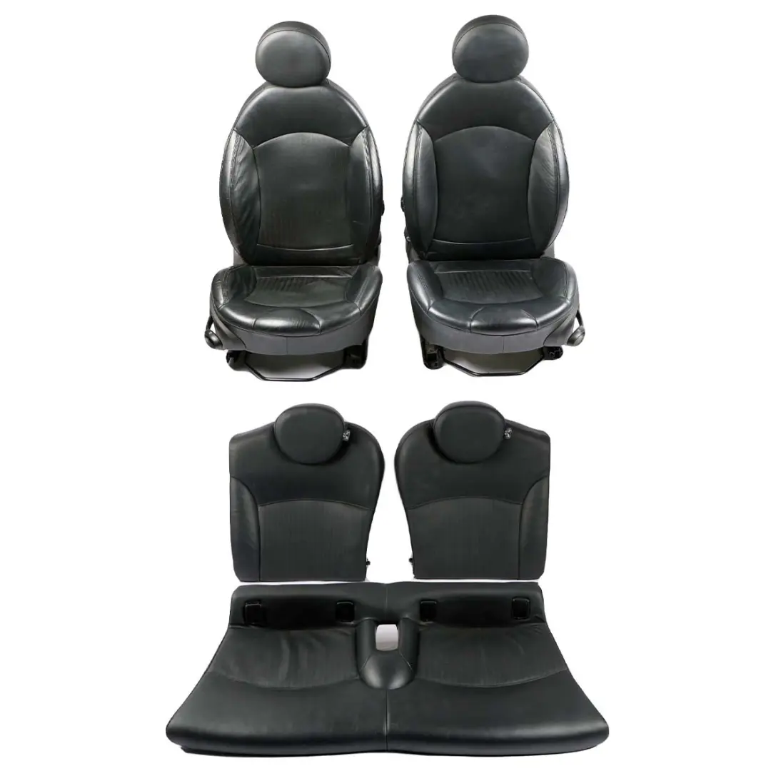 Mini Cooper One R56 Sport Full Leather Black Interior Seats Seat Front Rear - SKU 7229558-4 - Part number 7229558