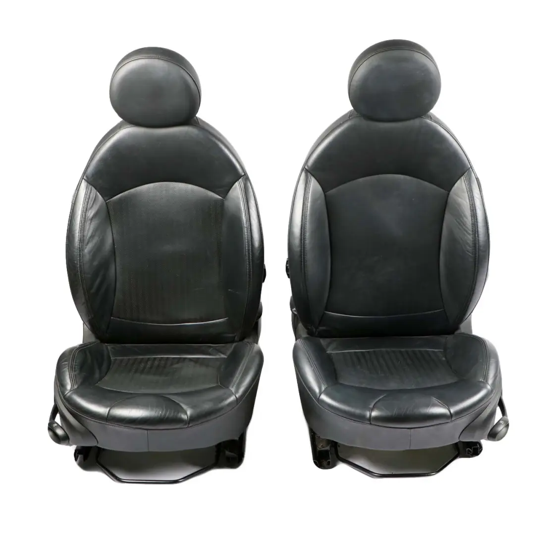 Mini Cooper One R56 Sport Full Leather Black Interior Seats Seat Front Rear - SKU 7229558-4 - Part number 7229558