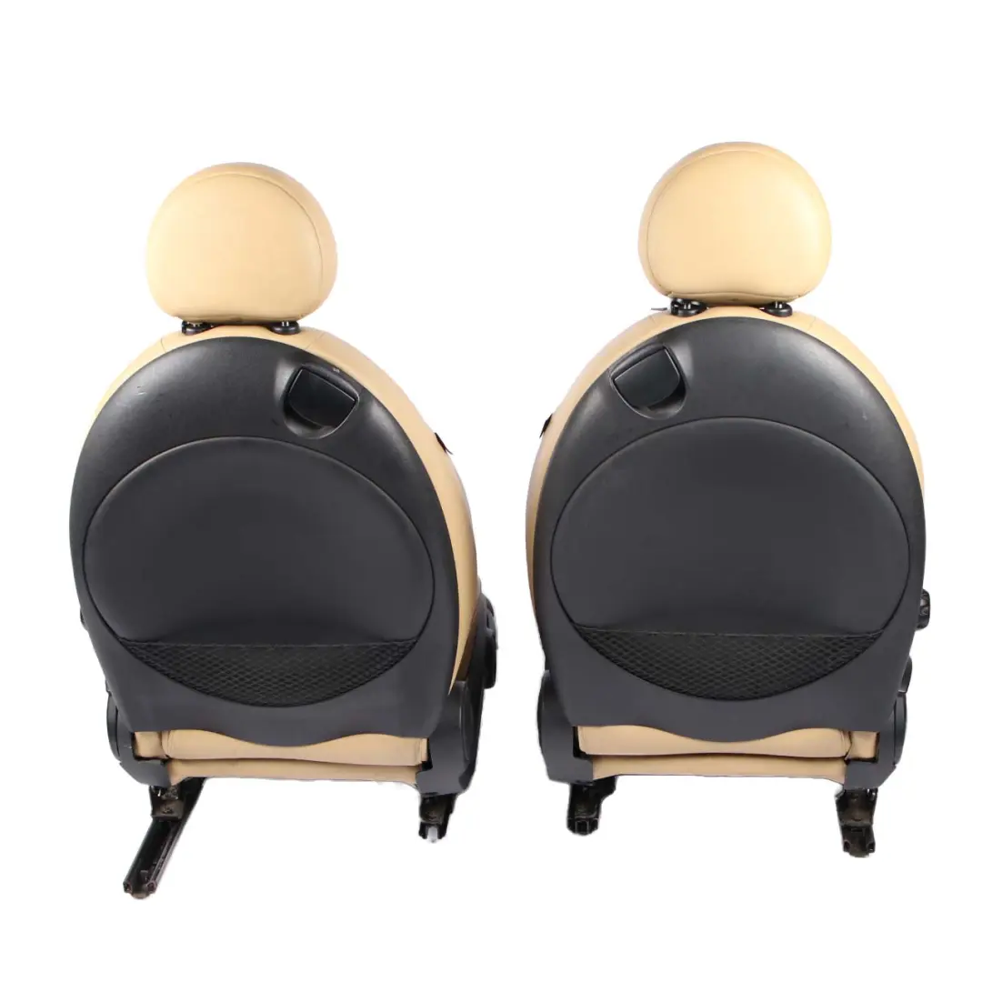 Beige Leather Seats Seat Set to Mini Cooper One R57 Cabrio Convertible Sport Tuscan with Part number 7229569 Mini Cooper One R57 Cabrio Convertible Sport Tuscan Beige Leather Seats Seat Set - SKU 7229569-1 - Part number 7229569