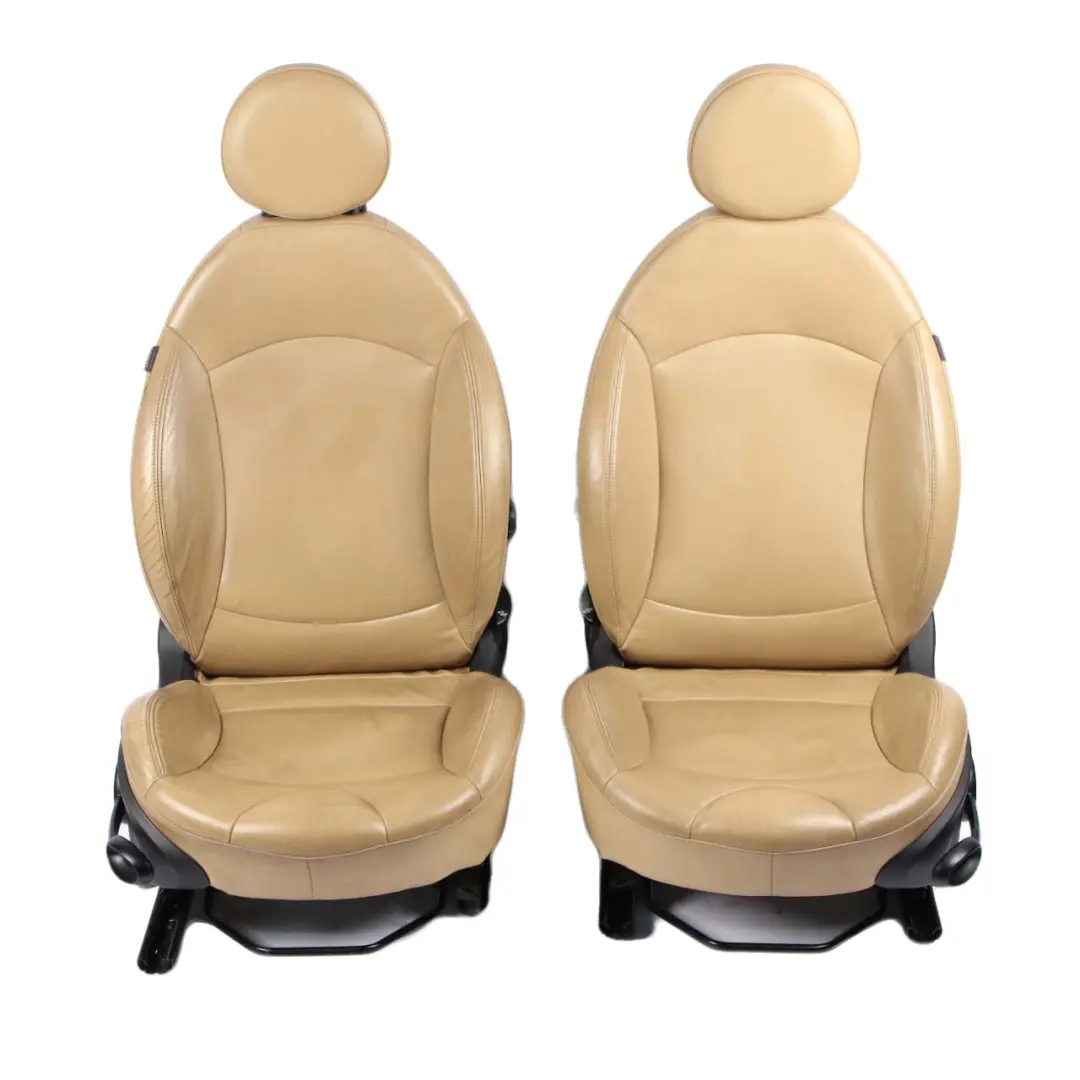 Beige Leather Seats Seat Set to Mini Cooper One R57 Cabrio Convertible Sport Tuscan with Part number 7229569 Mini Cooper One R57 Cabrio Convertible Sport Tuscan Beige Leather Seats Seat Set - SKU 7229569-1 - Part number 7229569