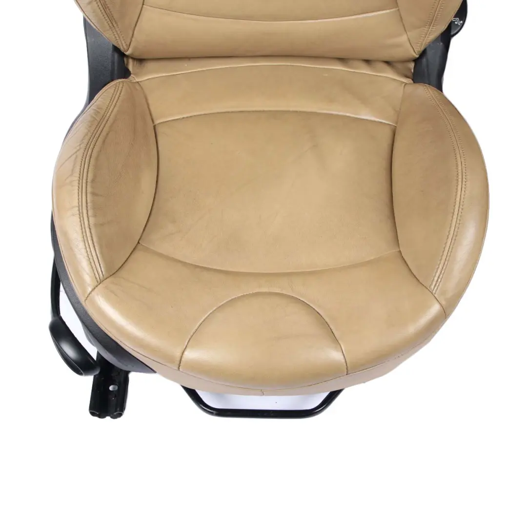 Beige Leather Seats Seat Set to Mini Cooper One R57 Cabrio Convertible Sport Tuscan with Part number 7229569 Mini Cooper One R57 Cabrio Convertible Sport Tuscan Beige Leather Seats Seat Set - SKU 7229569-1 - Part number 7229569