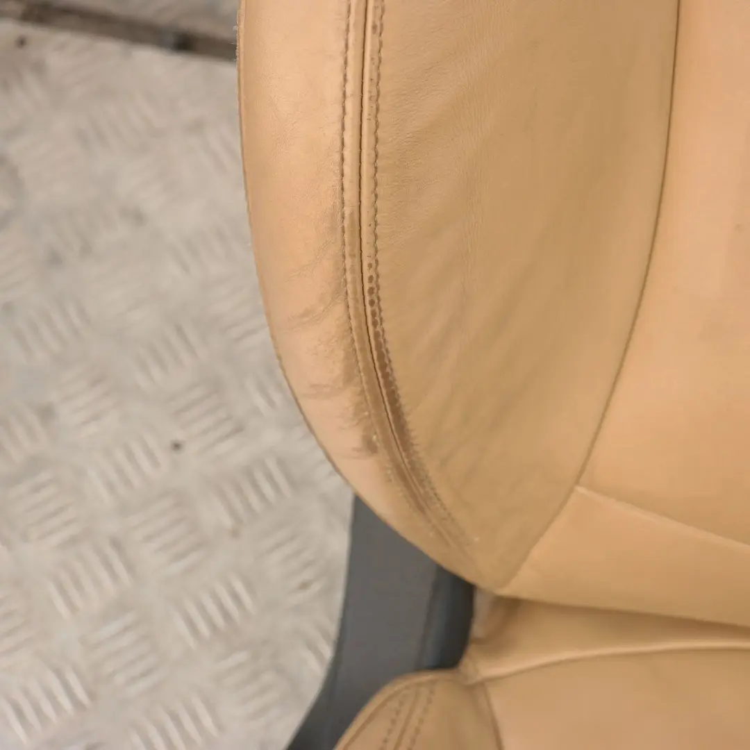 MINI Cooper R55 R56 R57 Sport Vorne Sportsitze Sitze Sport Beige Leder - SKU 7229569 - Teilenummer 2753494