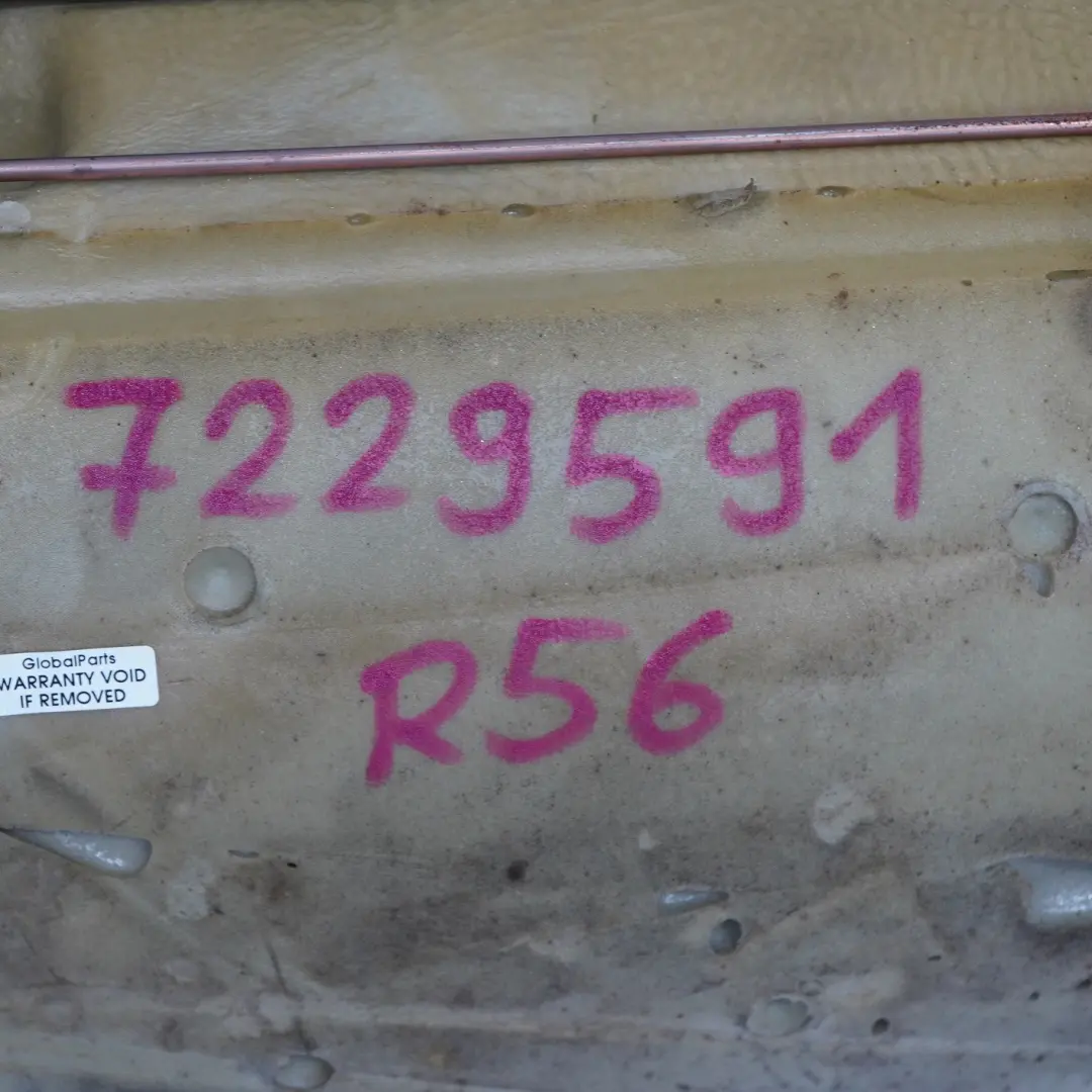 Mini R56 Kanapa Siedzisko Dół Czerwona Skóra - SKU 7229591 - Numer Części 7229591