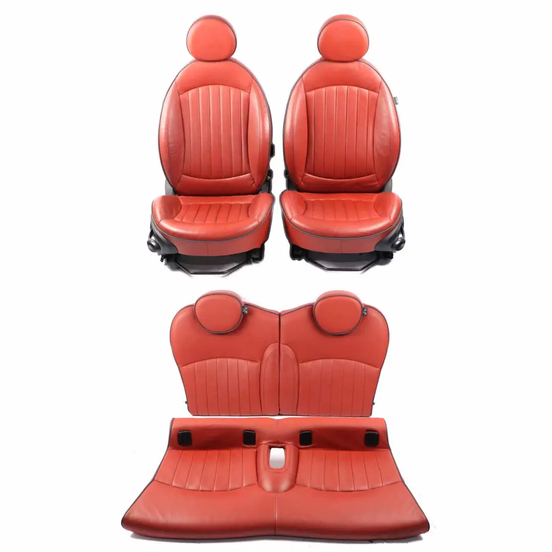  Leather Seats Mini R56 Heated Sport Lounge Redwood Red Interior Front Rear Seat - SKU 7229613-1 - Part number 7229613