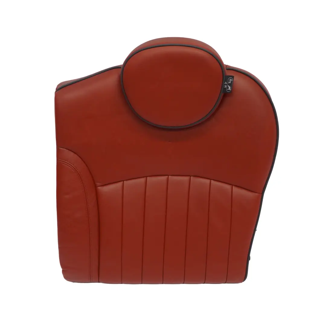 Left N/S Seat Backrest Leather Redwood Red to Mini Cooper R55 R56 Rear with Part number 7229629 Mini Cooper R55 R56 Rear Left N/S Seat Backrest Leather Redwood Red - SKU 7229629 - Part number 7229629