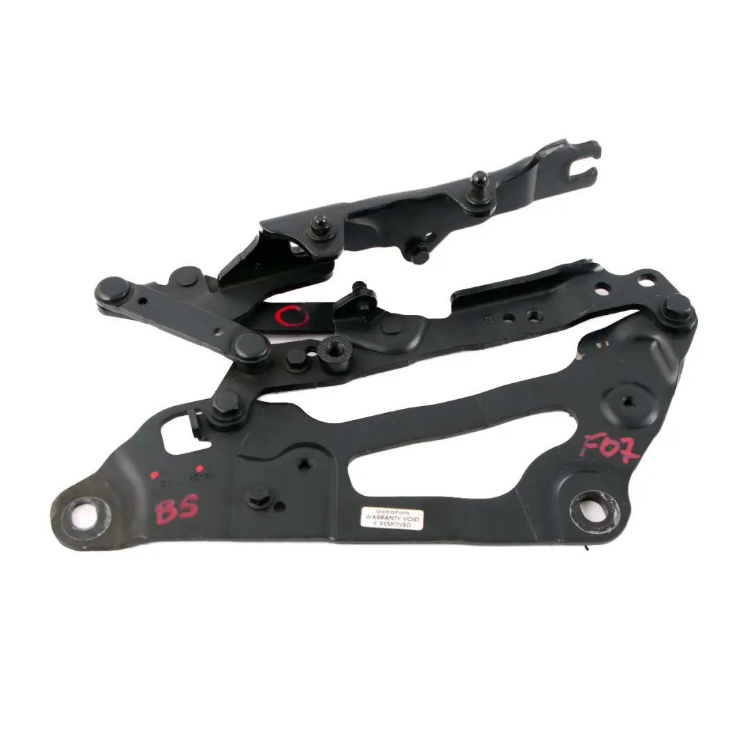 Hood Bonnet Hinge Front Left N/S Black Sapphire 475 7046323 to BMW F07 GT Engine with Part number 7229635 BMW F07 GT Engine Hood Bonnet Hinge Front Left N/S Black Sapphire 475 7046323 - SKU 7229635-BS - Part number 7229635