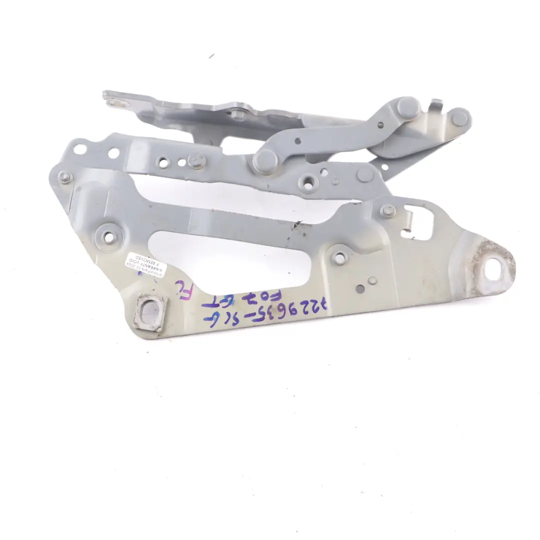 Hood Bonnet Hinge Front Left N/S Space Grey - A52 7046323 to BMW F07 GT Engine with Part number 7229635 BMW F07 GT Engine Hood Bonnet Hinge Front Left N/S Space Grey - A52 7046323 - SKU 7229635-SCG - Part number 7229635