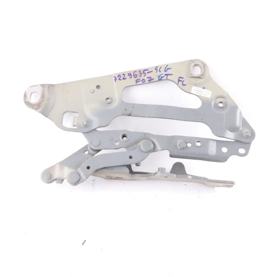 BMW F07 GT Zawias Maski Lewy Przód Szary - A52 7046323 - SKU 7229635-SCG - Numer Części 7229635