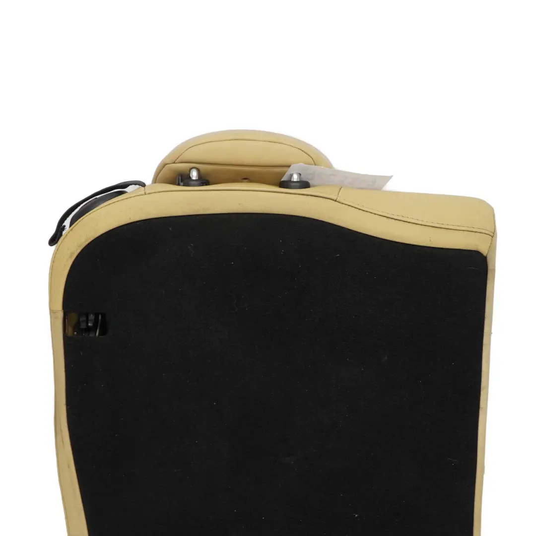 Mini Cooper One R57 Cabrio Rear Left N/S Tuscan Beige Leather Backrest Seat - SKU 7229807 - Part number 7229807
