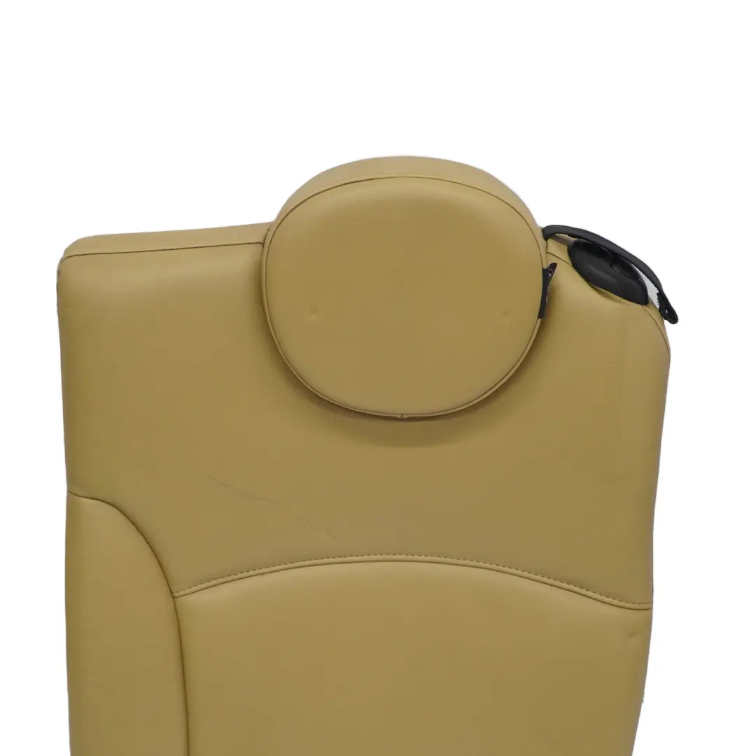 Mini Cooper One R57 Cabrio Rear Left N/S Tuscan Beige Leather Backrest Seat - SKU 7229807 - Part number 7229807