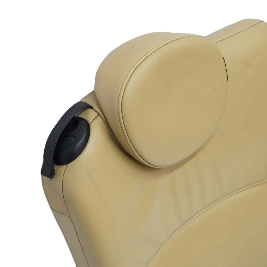 Right O/S Tuscan Beige Leather Backrest Seat to Mini Cooper One R57 Cabrio Rear with Part number 7229808 Mini Cooper One R57 Cabrio Rear Right O/S Tuscan Beige Leather Backrest Seat - SKU 7229808 - Part number 7229808
