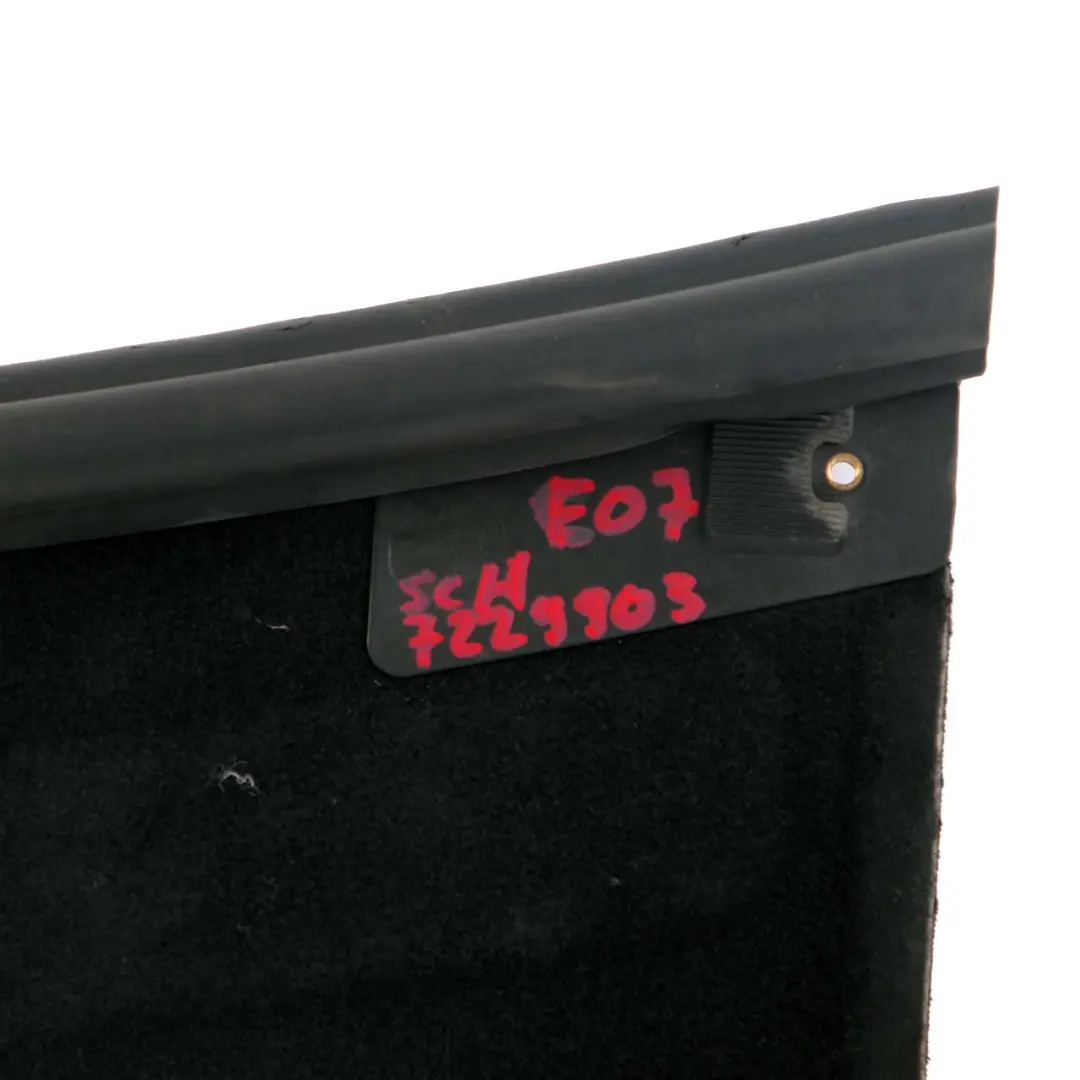 Heck Scheiben Abdeckung Hutablage Laderaum Schwarz Black für BMW F07 GT mit Teilenummer 7229903 BMW F07 GT Heck Scheiben Abdeckung Hutablage Laderaum Schwarz Black - SKU 7229903 - Teilenummer 7229903
