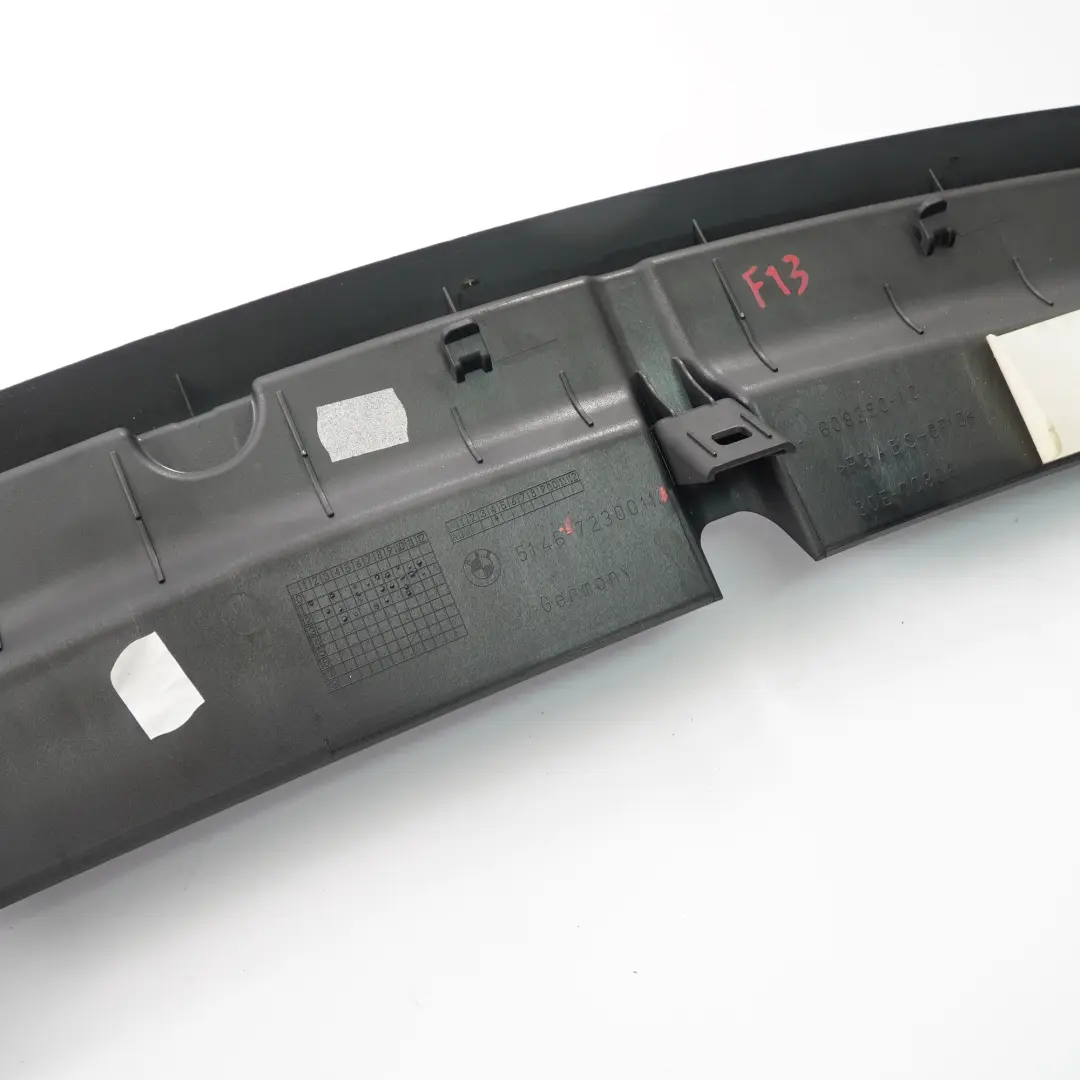 Aire Vent Ventana Trasera Parcela Estante Panel Rejilla para BMW F06 F11 con número de pieza 7230011 BMW F06 F11 Aire Vent Ventana Trasera Parcela Estante Panel Rejilla - SKU 7230011 - Número de pieza 7230011