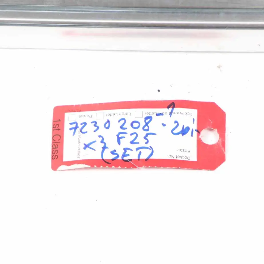 Dachreling BMW F3 F25 Links Rechts Gepäckträger Leiste Trim Silber für mit Teilenummer 7230207 Dachreling BMW F3 F25 Links Rechts Gepäckträger Leiste Trim Silber - SKU 7230207-1 - Teilenummer 7230207