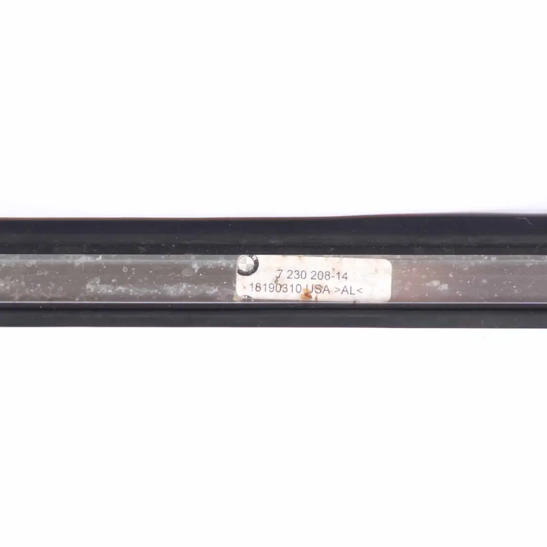 Moldura Barra Techo Tira Plateada Derecha, Lado Exterior para BMW X3 F25 con número de pieza 7230208 BMW X3 F25 Moldura Barra Techo Tira Plateada Derecha, Lado Exterior - SKU 7230208 - Número de pieza 7230208