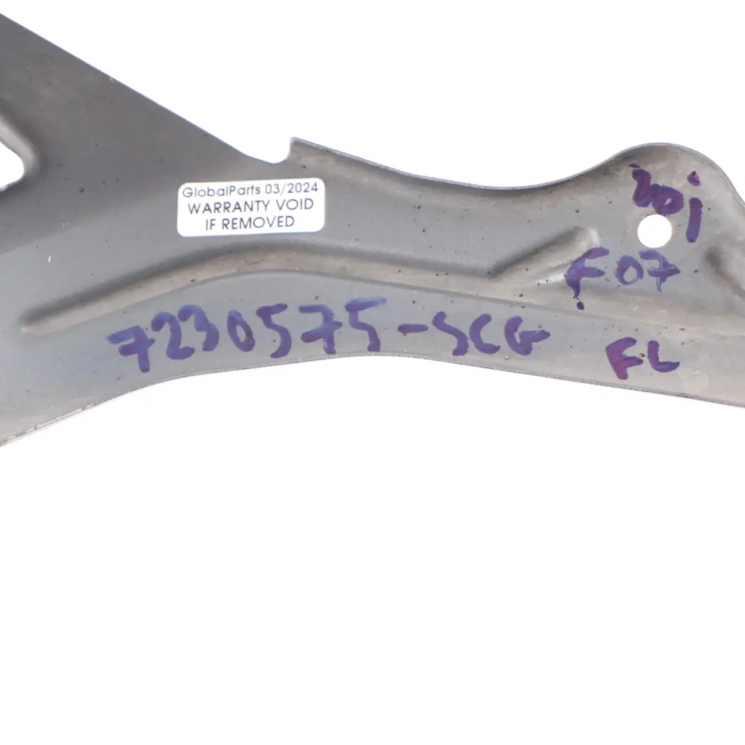  Fender Bracket BMW F07 Side Panel Mount Front Left N/S Space Grey Metallic - A52 - SKU 7230575-SCG - Part number 7230575