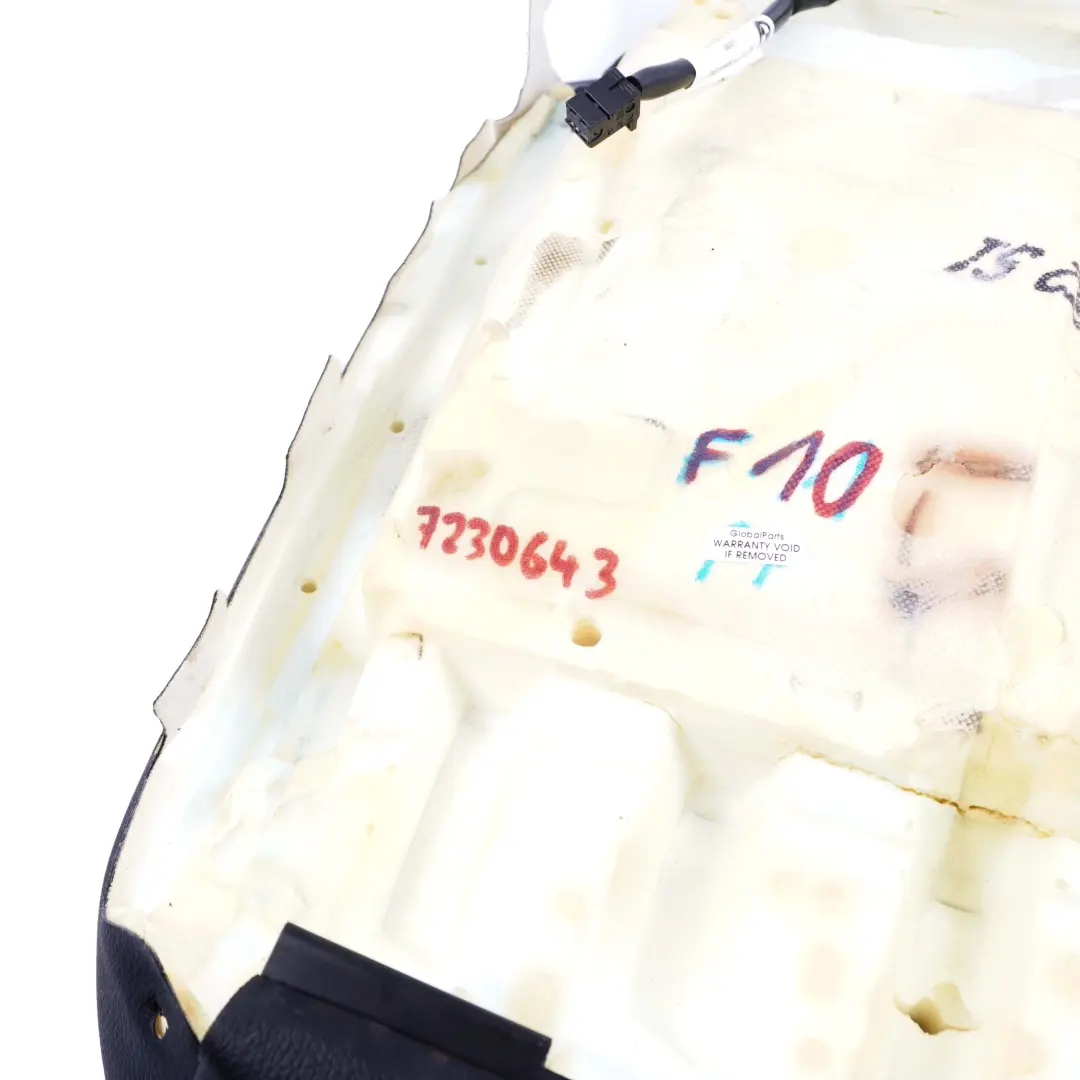 Fotel Lewy Prawy Siedzisko Czarna Skóra do BMW F10 o numerze 7230643 BMW F10 Fotel Lewy Prawy Siedzisko Czarna Skóra - SKU 7230643 - Numer Części 7230643