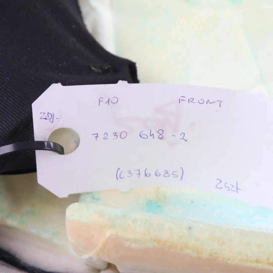 Housse De Dossier De Siège Avant Droit En Cuir Noir pour BMW F07 F10 à propos du numéro de pièce 7230648 BMW F07 F10 Housse De Dossier De Siège Avant Droit En Cuir Noir - SKU 7230648-2 - Numéro de pièce 7230648