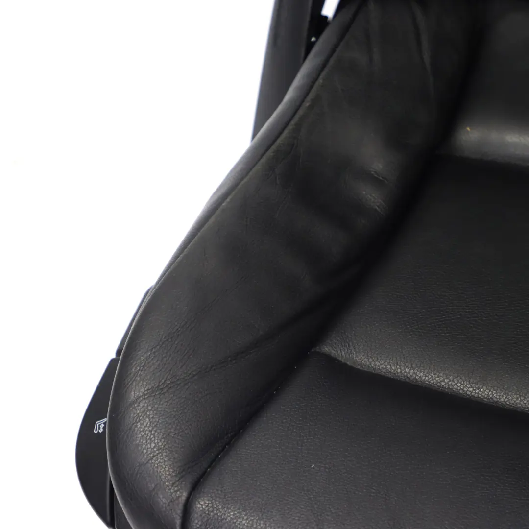 BMW F10 F11 LCI Heated Front Right O/S Seat Leather Dakota Black - SKU 7230648-4 - Part number 7230648