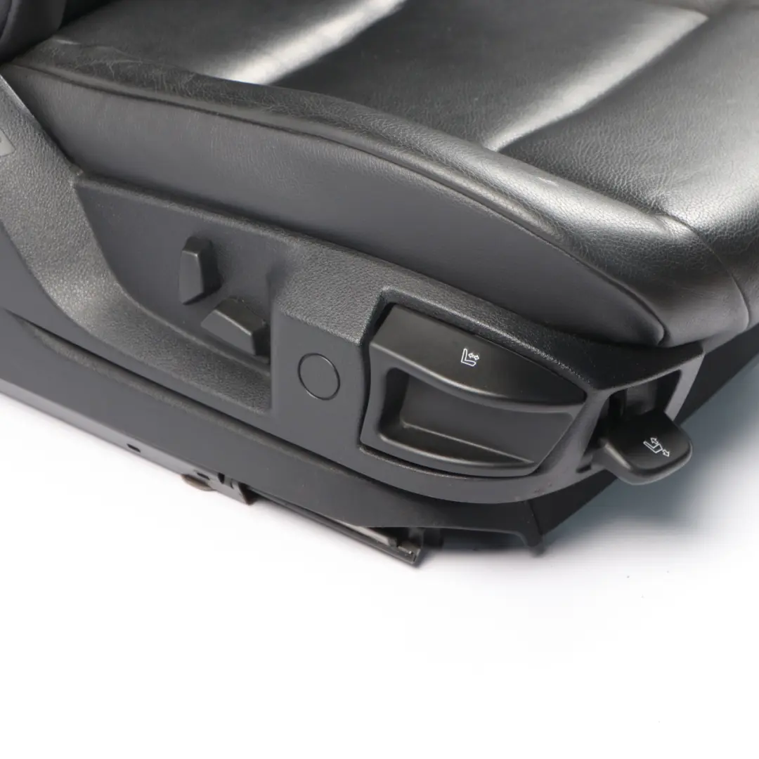 BMW F10 F11 LCI Front Seat Right O/S Heated Interior Leather Dakota Black - SKU 7230648-5 - Part number 7230648