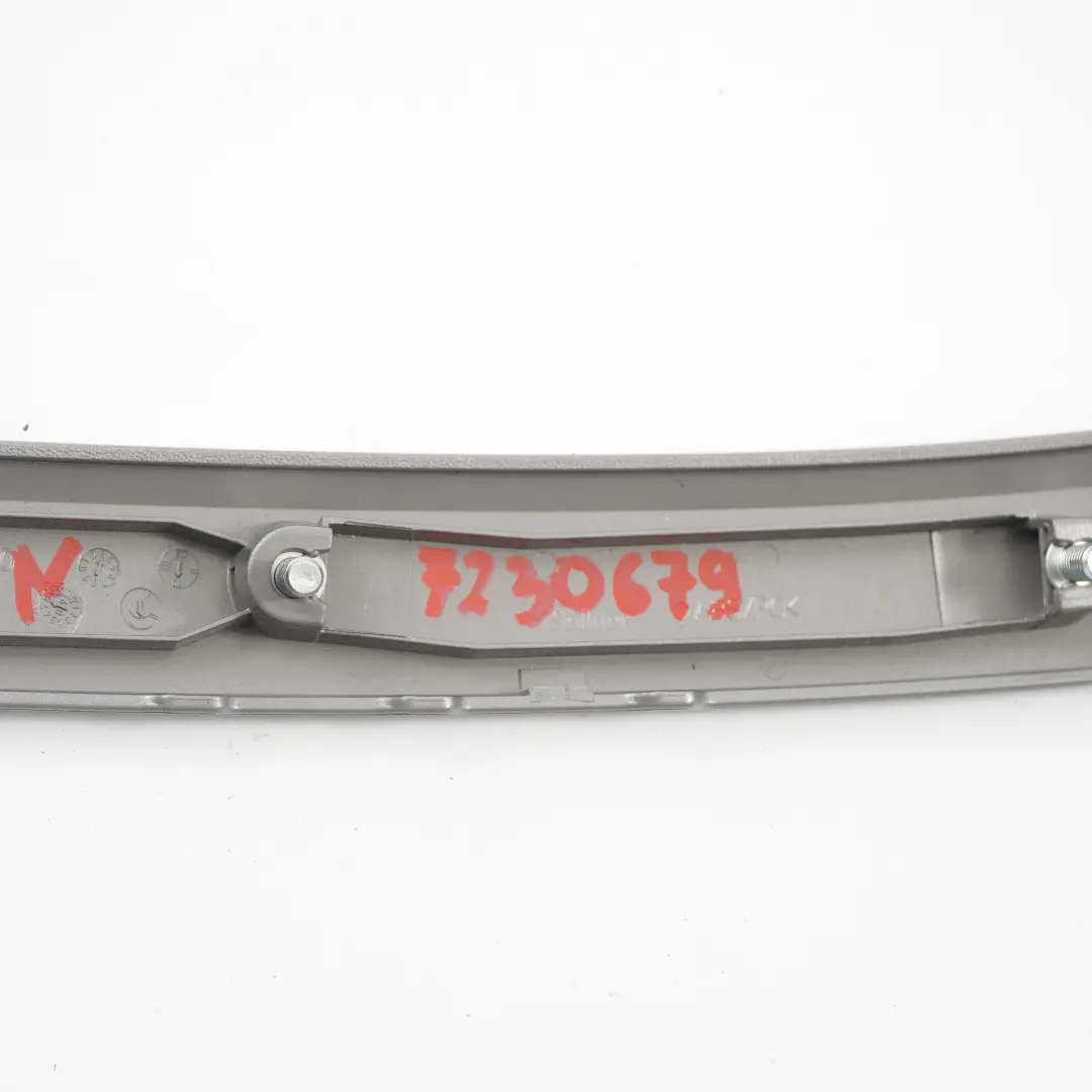 BMW E90 E91 LCI Bande d'habillage de porte Arriere Gauche Satin Silver - SKU 7230679 - Numéro de pièce 7230679