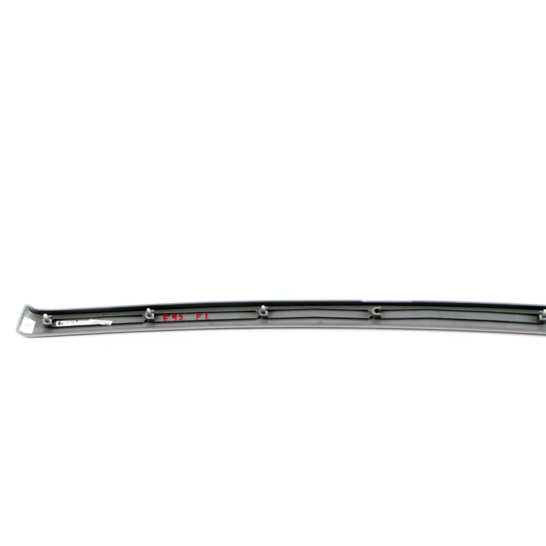 BMW E92 E93 LCI Decor Strip Trim Cover Panel Left N/S Door Satinsilber - SKU 7230681 - Part number 7230681