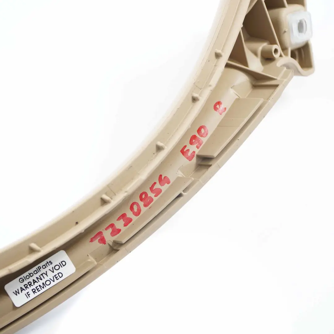 Poignée porte BMW E90 E91 Panneau support Garniture tirage Droite Beige pour à propos du numéro de pièce 7230854 Poignée porte BMW E90 E91 Panneau support Garniture tirage Droite Beige - SKU 7230854 - Numéro de pièce 7230854