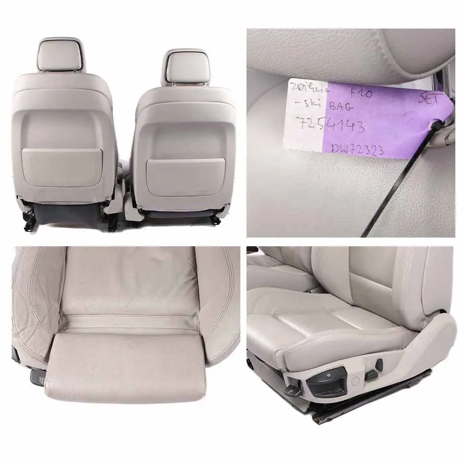 Leather Seats BMW F10 Saloon Heated M Sport Everest-Grau Interior Door Cards to with Part number 7231146 Leather Seats BMW F10 Saloon Heated M Sport Everest-Grau Interior Door Cards - SKU 7231146-1 - Part number 7231146