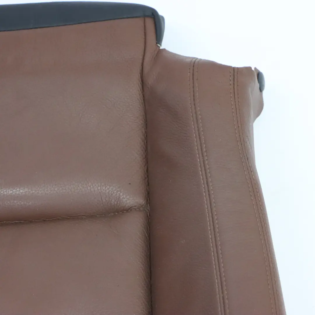 BMW F10 F11 Seat Cover Sport Front Left Right N/O/S Leather Cinnamon Brown - SKU 7231148 - Part number 7231148