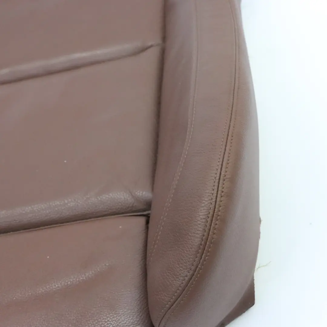 BMW F10 F11 Seat Cover Sport Front Left Right N/O/S Leather Cinnamon Brown - SKU 7231148 - Part number 7231148