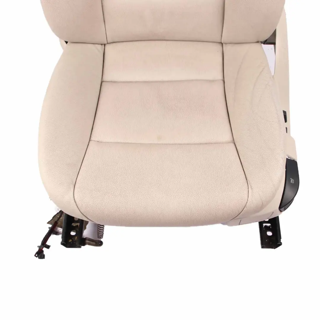  Front Seat BMW F07 Left N/S Heated Electric Leather Dakota White - SKU 7231155-1 - Part number 7231155