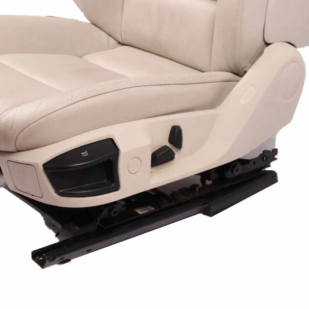  Front Seat BMW F07 Left N/S Heated Electric Leather Dakota White - SKU 7231155-1 - Part number 7231155