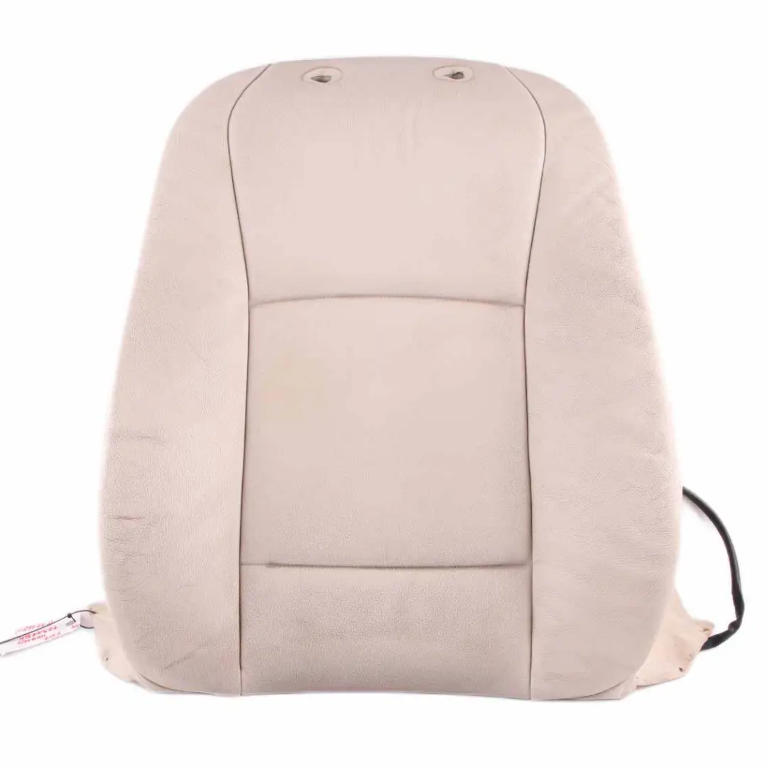 Seat Backrest Cover BMW F07 Heated Front Left Right N/O/S Covering White Leather - SKU 7231155 - Part number 7231155