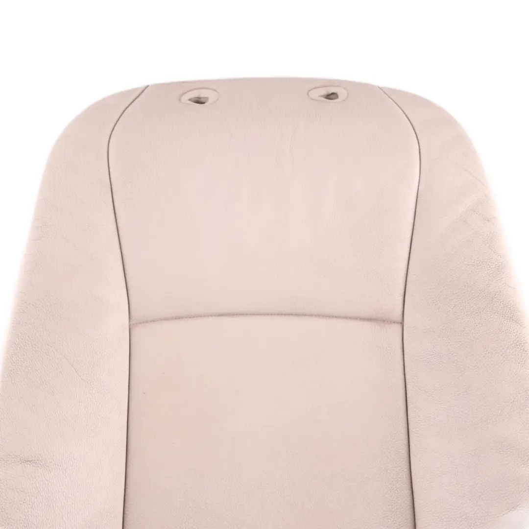 Seat Backrest Cover BMW F07 Heated Front Left Right N/O/S Covering White Leather - SKU 7231155 - Part number 7231155