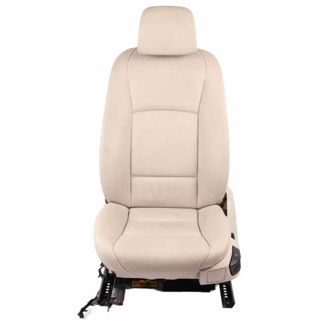 Backrest Cover BMW F07 Heated Front Left Right N/O/S Covering White Leather to Seat with Part number 7231155 Seat Backrest Cover BMW F07 Heated Front Left Right N/O/S Covering White Leather - SKU 7231155 - Part number 7231155