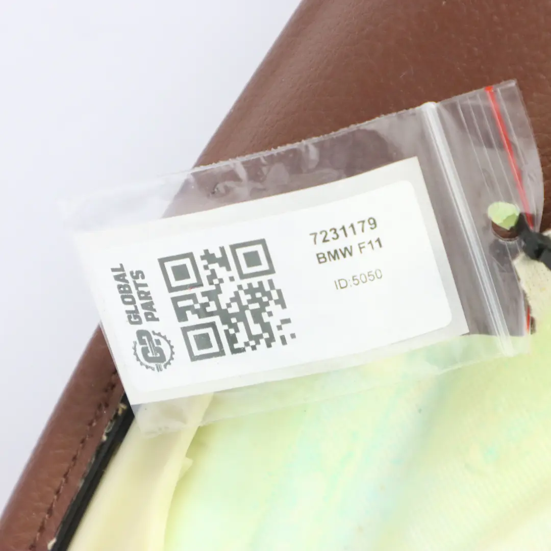 Backrest Cover BMW F10 F11 Front Left Right Sports Seat Cover Leather Brown to Seat with Part number 7231179 Seat Backrest Cover BMW F10 F11 Front Left Right Sports Seat Cover Leather Brown - SKU 7231179 - Part number 7231179