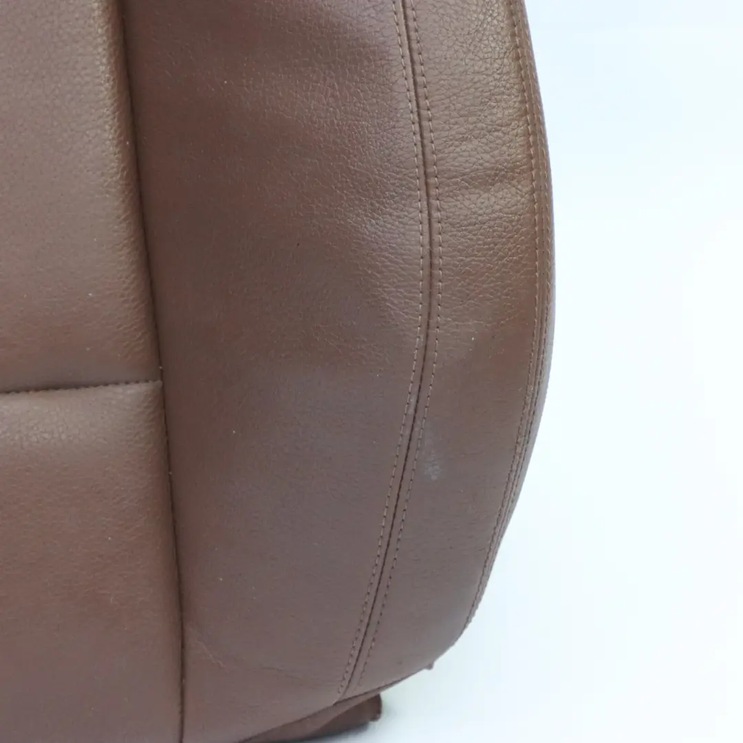 Funda Respaldo Asiento Delantero Izquierdo Derecho Cuero Marrón para BMW F10 F11 con número de pieza 7231179 BMW F10 F11 Funda Respaldo Asiento Delantero Izquierdo Derecho Cuero Marrón - SKU 7231179 - Número de pieza 7231179