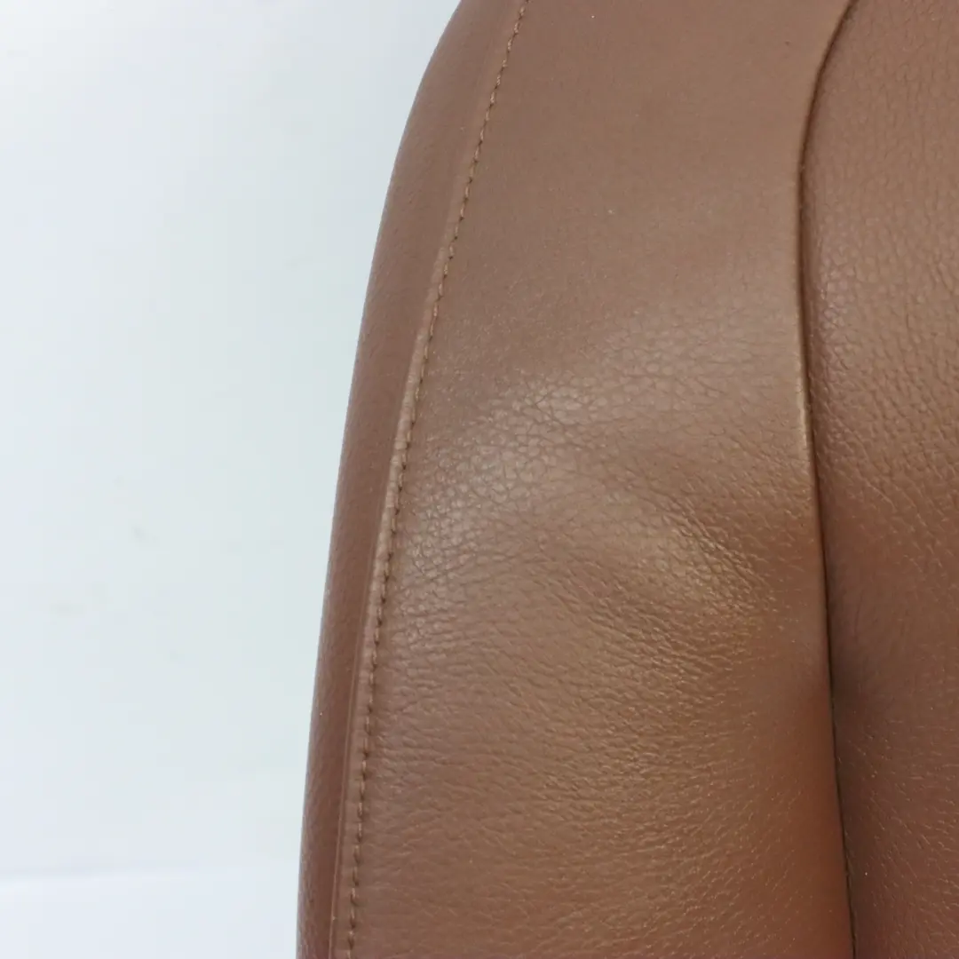 Seat Backrest Cover BMW F10 F11 Front Left Right Sports Seat Cover Leather Brown - SKU 7231179 - Part number 7231179