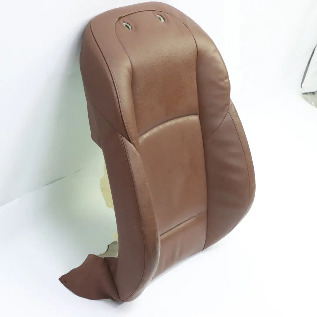 Seat Backrest Cover BMW F10 F11 Front Left Right Sports Seat Cover Leather Brown - SKU 7231179 - Part number 7231179