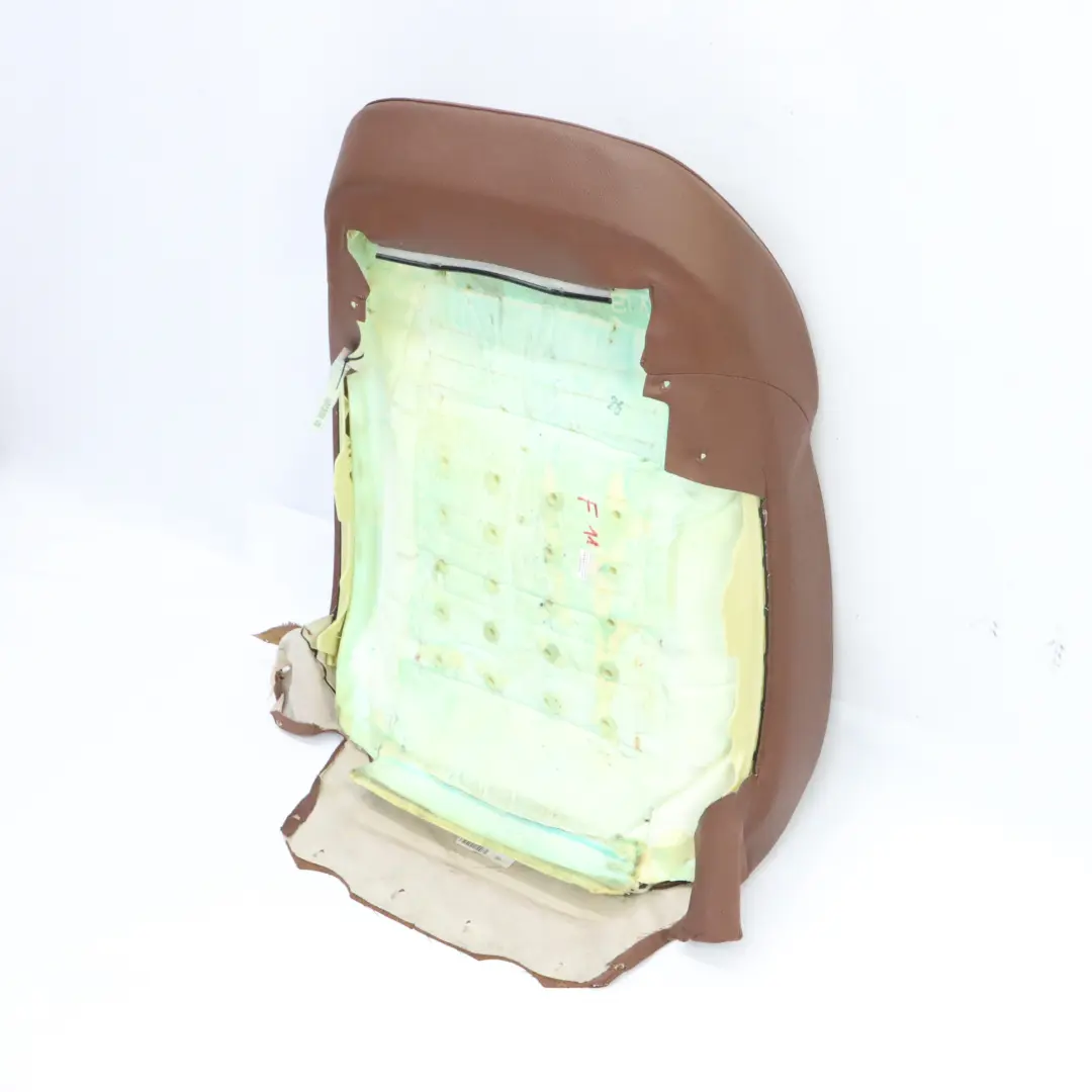 Funda Respaldo Asiento Delantero Izquierdo Derecho Cuero Marrón para BMW F10 F11 con número de pieza 7231179 BMW F10 F11 Funda Respaldo Asiento Delantero Izquierdo Derecho Cuero Marrón - SKU 7231179 - Número de pieza 7231179