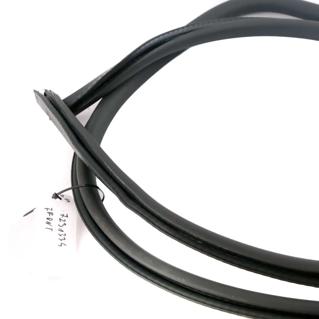 BMW 7 Series F01 F02 F04 Front Door Left Right N/O/S Seal Gasket Black - SKU 7231334 - Part number 7231334