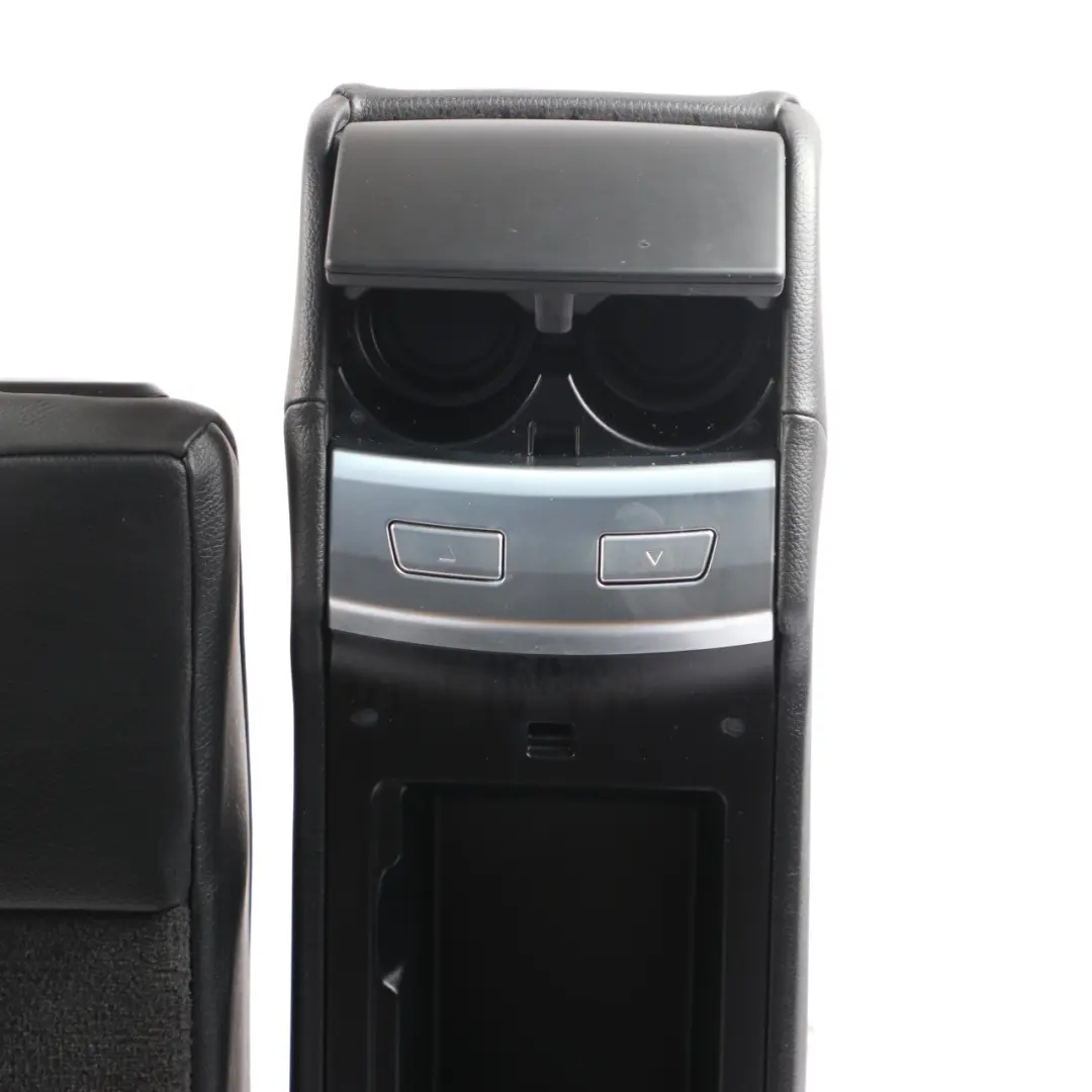 Rear Seat BMW F07 Left N/S Leather Dakota Black Interior Isofix Armrest - SKU 7231373-1 - Part number 7231373
